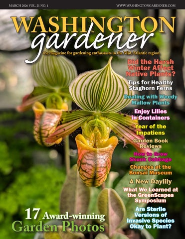 Washington Gardener Magazine March 2026