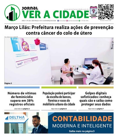 JORNAL VER A CIDADE - ANO 7 - EDIÇÃO 236 - São Paulo, 07 a 13 de março de 2026