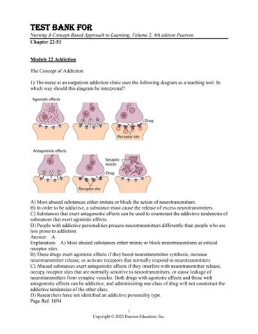 Test Bank For Nursing A Concept-Based Approach to Learning, Volume 2, 4th Edition by Pearson