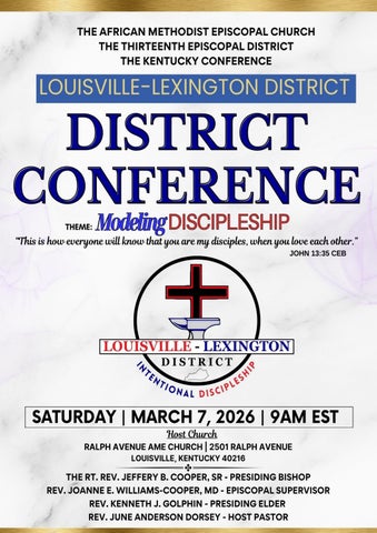 Louisville-Lexington District Conference Booklet 030726