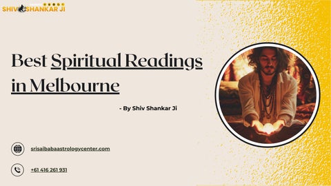 Best Spiritual Readings in Melbourne by Shiv Shankar Ji