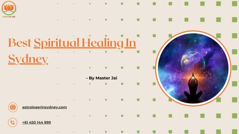 Best Spiritual Healing In Sydney By Master Jai