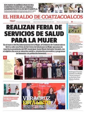 El Heraldo de Coatzacoalcos 7 de Marzo de 2026