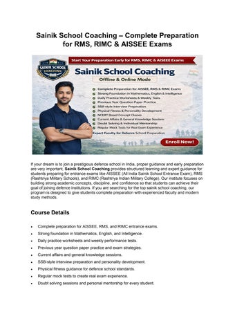 sainik_school_coaching_promotional_guide