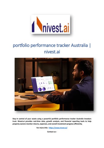 portfolio performance tracker Australia | nivest.ai