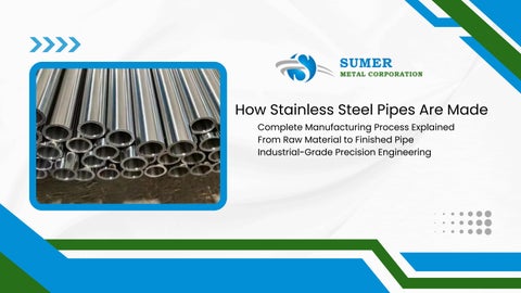 How Stainless Steel Pipes Are Made