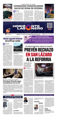 Laguna 07 de marzo de 2026