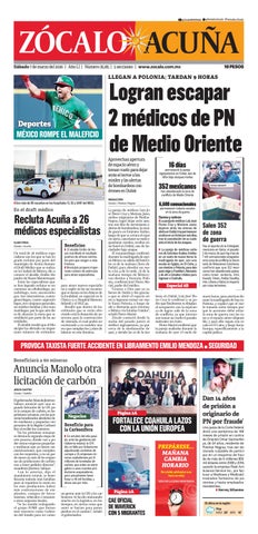 Acuña 07 de marzo de 2026