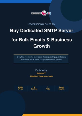 Professional Guide to Buy Dedicated SMTP Server for Bulk Emails for Business Growth