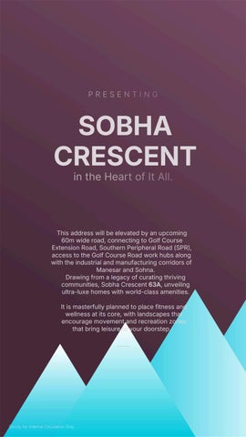 SOBHA CRESCENT 63A
