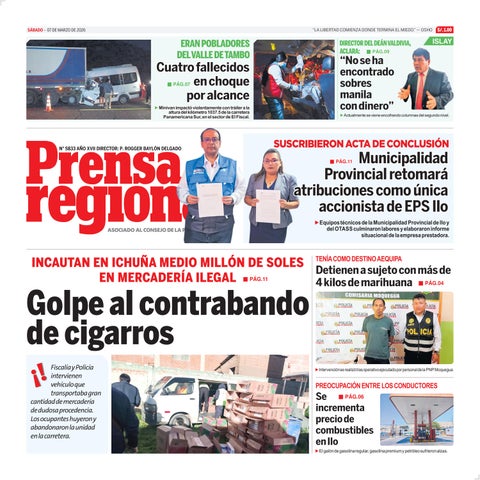 La Prensa Regional – Sábado 07 marzo de 2026