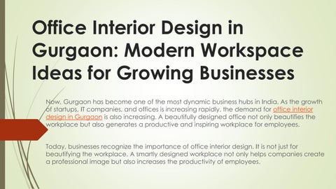 Office Interior Design in Gurgaon