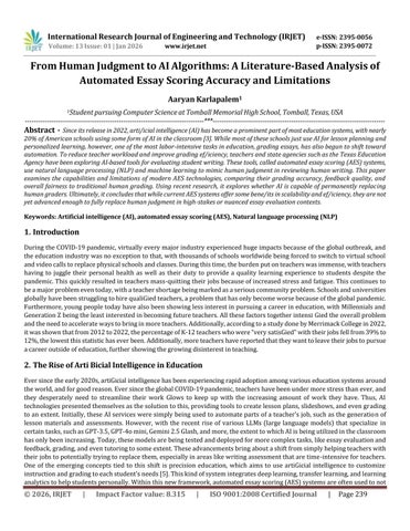 From Human Judgment to AI Algorithms: A Literature-Based Analysis of Automated Essay Scoring Accurac