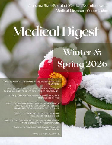 BME MLC Medical Digest | Winter & Spring 2026