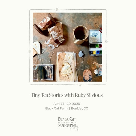 Black Cat Makerie Retreat Booklet Tiny Tea Stories