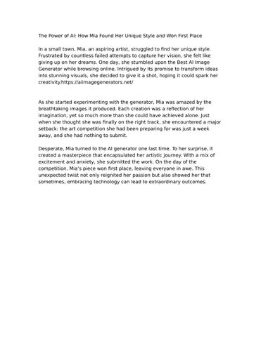 Best AI Image Generator