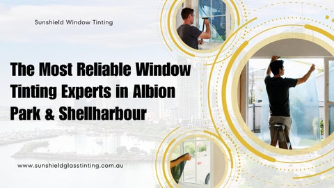 The Most Reliable Window Tinting Experts in Albion Park & Shellharbour