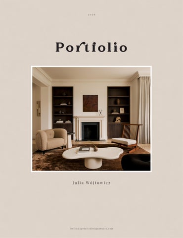 Portfolio_Julia Wójtowicz_Interior Designer