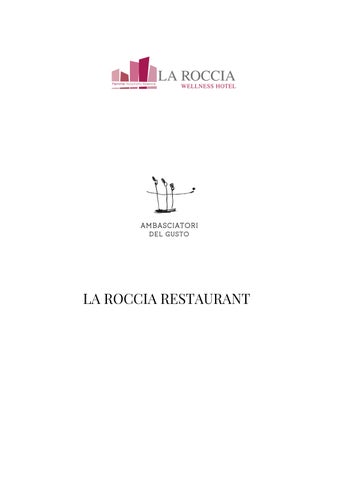 La Roccia Restaurant Dinner