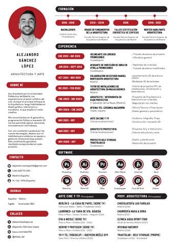 CURRICULUM - Alejandro Sánchez López - 2026