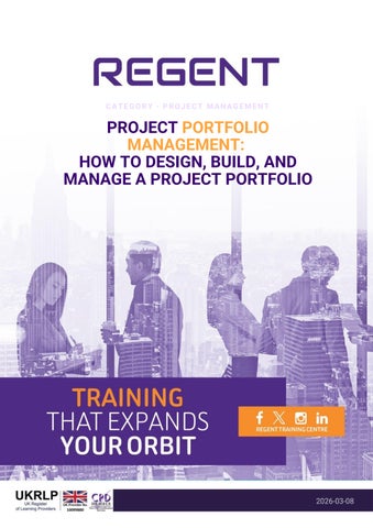 Project Portfolio Management: How to Design, Build, and Manage a Project Portfolio training course