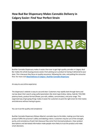 best weed delivery calgary