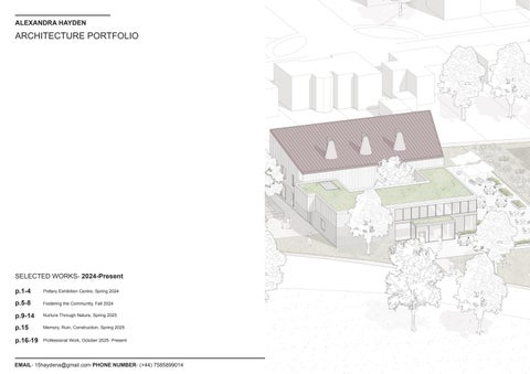 UCL M.Arch Portfolio 