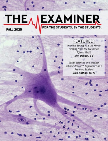 Examiner Fall 2025 Issue, Vol. 31