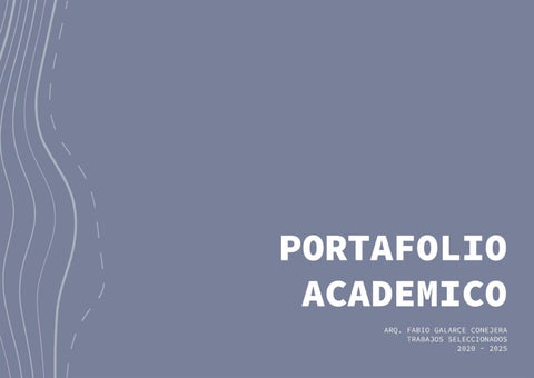 Portafolio Académico - Fabio Galarce