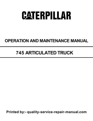 745 Caterpillar Articulated Truck Operation and Maintenance Manual