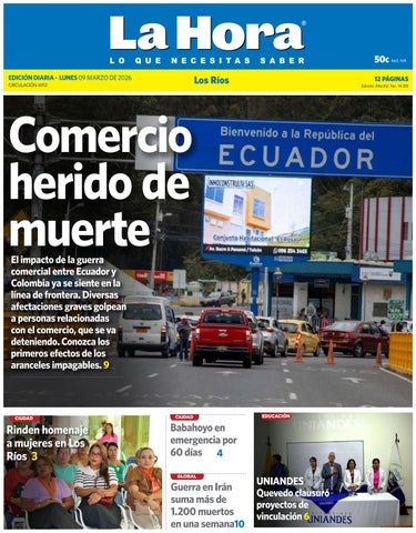 Los Ríos: 09 de marzo, 2026