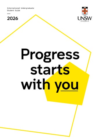 2026 - UNSW International Undergraduate Student Guide
