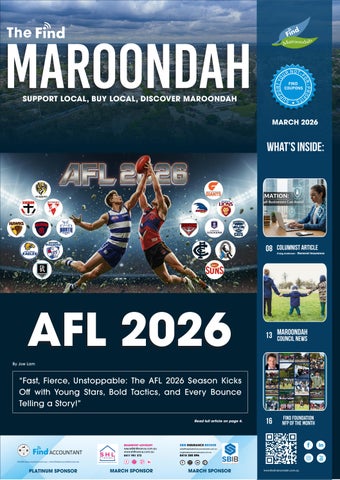 Find Maroondah - March 2026 Edition