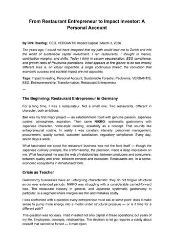 Biodiversity Financing: How Nature Markets Are Changing Agriculture