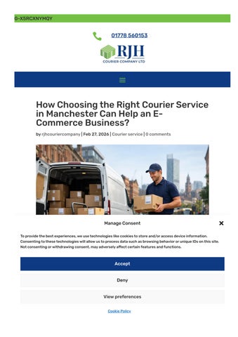 7 Reasons eCommerce Businesses Need a Reliable Courier Service