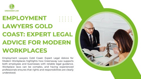 Employment Lawyers Gold Coast Expert Legal Advice for Modern Workplaces