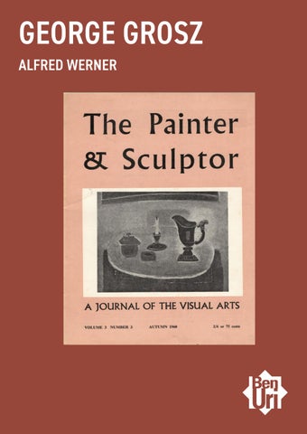 George Grosz by Alfred Werner