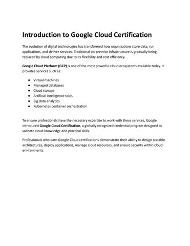 Google Cloud Certification | Complete Guide to GCP Certifications