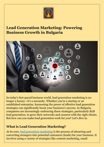 Lead Generation Marketing: Powering Business Growth in Bulgaria