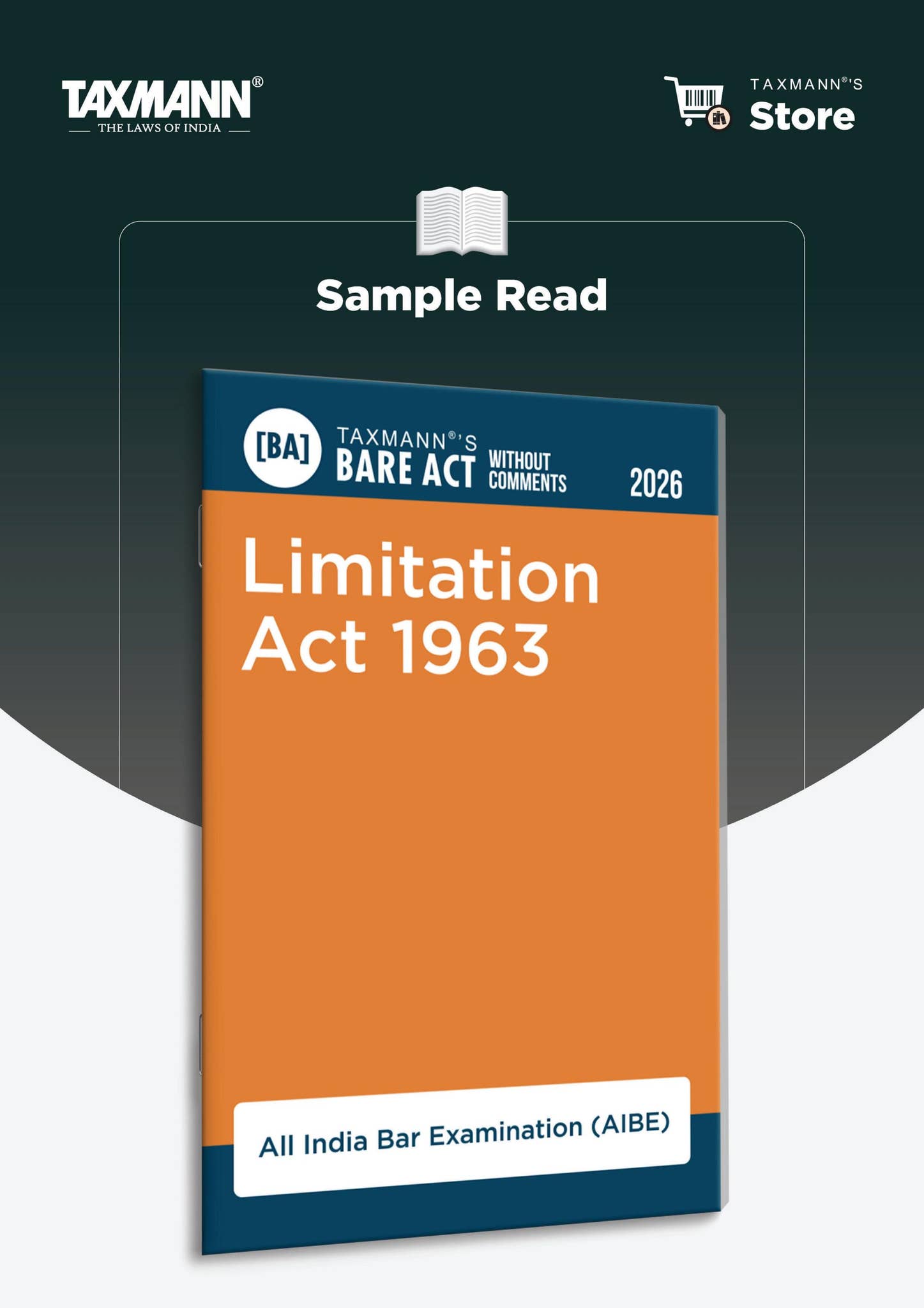 Taxmann's Limitation Act 1963 – Bare Act without Comments | AIBE by ...