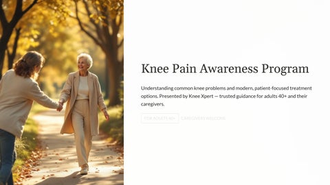 Knee Xpert: Best Knee Pain Treatment with Injection in India