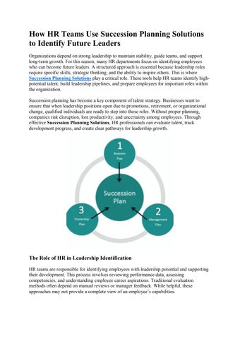 How HR Teams Use Succession Planning Solutions to Identify Future Leaders