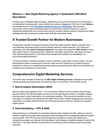 Best Digital Marketing Agency in Hyderabad