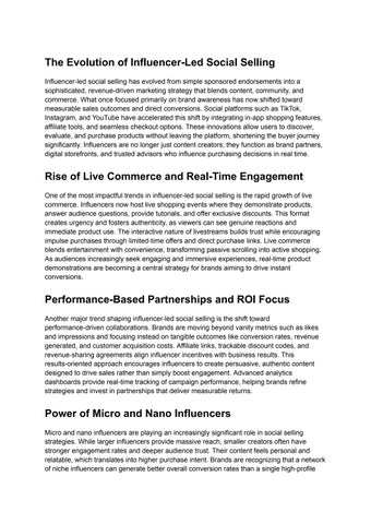 THE EVALUTION OF INFLUECER