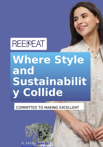Reepeat – Where Style Meets Sustainability