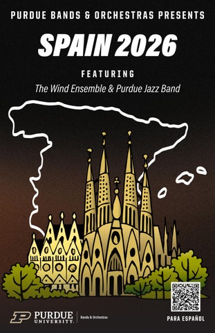 Spain 2026 - Wind Ensemble and Purdue Jazz Band Spring Break Tour