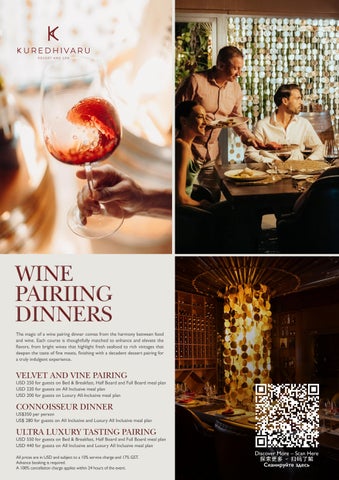 Wine Pairing Dinners