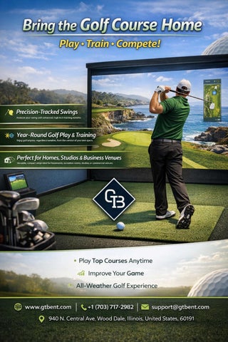 The Best Indoor Golf Simulator for Serious Players & Smart Spaces