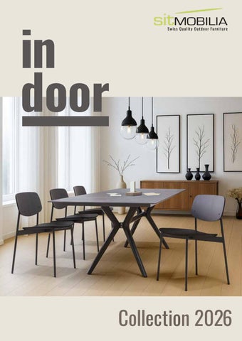 2026  INDOOR Collection SIT Mobilia AG
