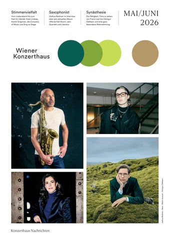 Konzerthaus Nachrichten · Mai/Juni 2026